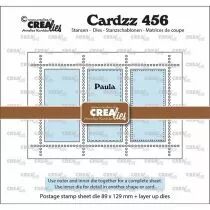 Matrice de coupe Postage Stamp Sheet Rectangle Paula with 3 rectangles