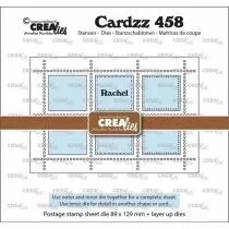 Matrice de coupe Postage Stamp Sheet Rectangle Rachel with 6 rectangles