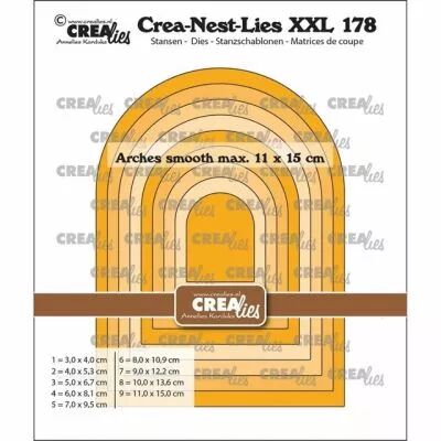 Matrice de coupe rea-Nest-Lies XXL Arches smooth (fits under XXL176)
