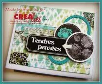 Matrice de coupe texte no. 103 Tendres pens&eacute;es