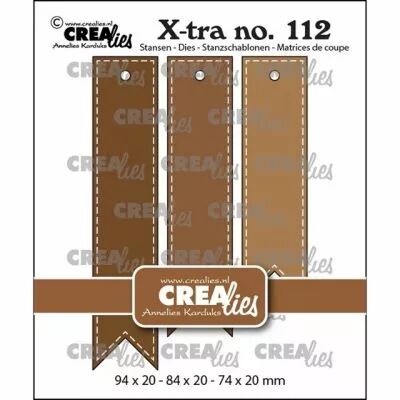 Matrice de coupe Xtra Fishtail tags with stitchline