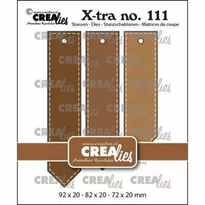 Matrice de coupe Xtra Pointy tags with stitchline