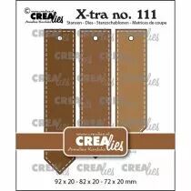 Matrice de coupe Xtra Pointy tags with stitchline