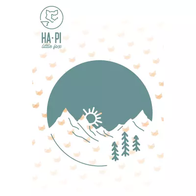 Matrice de d�coupe Bulle de montagne - HA PI Little Fox
