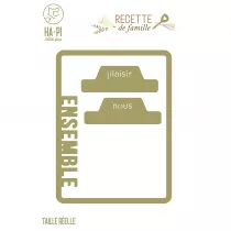 Matrice de d&eacute;coupe Cadre Ensemble