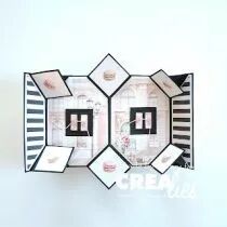 Matrice de d&eacute;coupe Cardzz n&deg; 345, Magic Fold (carte ou mini-album)