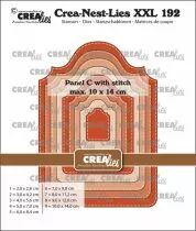Matrices Crea-Nest-Lies XXL dies no. 192, Panel C with stitch