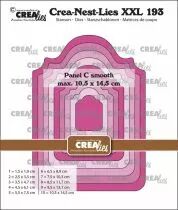 Matrices Crea-Nest-Lies XXL dies no. 193, Panel C smooth