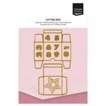 Matrices de D&eacute;coupe Bo&icirc;te de Calendrier de l\'Avent 14pcs