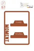 Matrices de découpe Cadre Moment