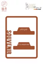 Matrices de découpe Cadre Souvenir