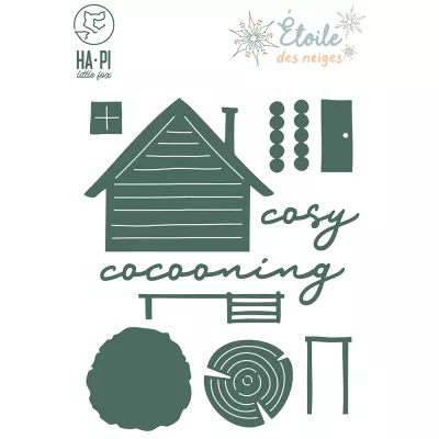 Matrices de d�coupe Chalet cozy - HA PI Little Fox