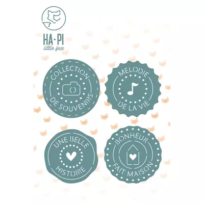 Matrices de d�coupe Collection de sceaux - HA PI Little Fox