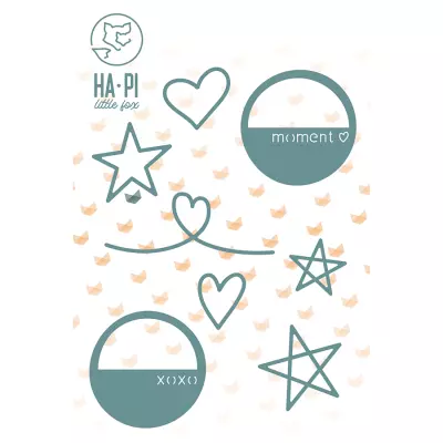 Matrices de d�coupe Etoiles et coeurs - HA PI Little Fox