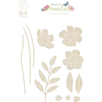 Matrices de d&eacute;coupe Fleurs des champs - HA PI Little Fox