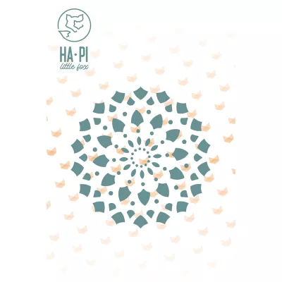 Matrices de d�coupe mandala - HA PI Little Fox