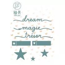 Matrices de d&eacute;coupe mots magiques - HA PI Little Fox