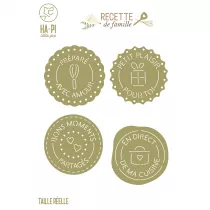 Matrices de d&eacute;coupe Sceaux gourmands