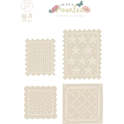 Matrices de d�coupe Timbres et cadres - HA PI Little Fox