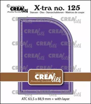 Matrices X-tra n� 125, ATC avec un coin arrondi et de petites lignes