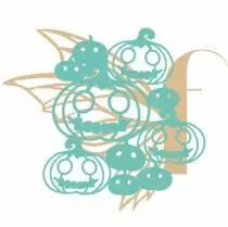 MINI MASQUE CITROUILLES