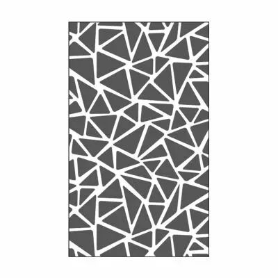 MINI PLAQUE A EMBOSSER TRIANGLE TEXTURE