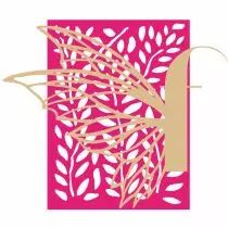 MINI POCHOIR FEUILLAGES