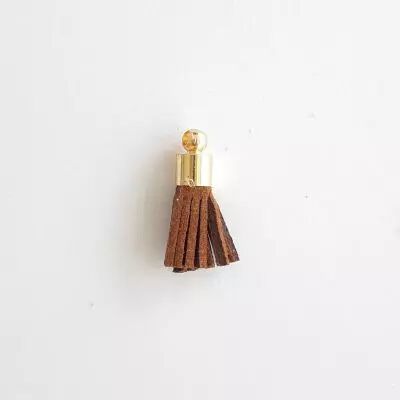 MINI POMPON - MARRON FONCE
