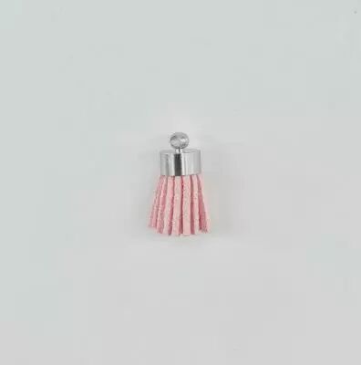 MINI POMPON ARGENT - ROSE