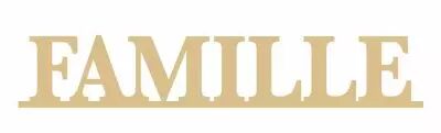 MOT AVEC BANDE FAMILLE MDF 3 MM