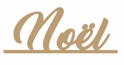 MOT AVEC BANDE NOEL MDF 3 MM