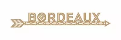 MOT AVEC FLECHE MDF 3 MM - BORDEAUX