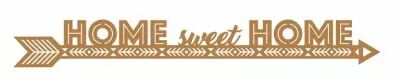 MOT AVEC FLECHE MDF 3 MM - HOME SWEET HOME