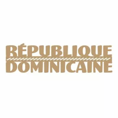 Mot en bois REPUBLIQUE DOMINICAINE
