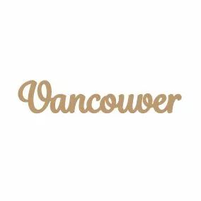 Mot en bois Vancouver