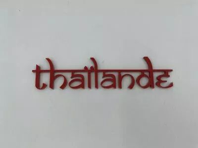 MOT EN PLEXI PAYS - THAILANDE