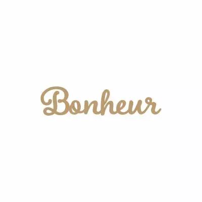MOT GEANT MDF 3 MM BONHEUR