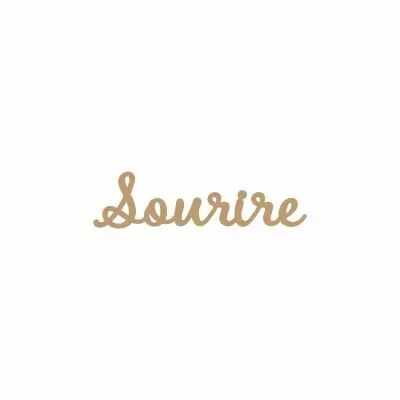 MOT GEANT MDF 3 MM SOURIRE