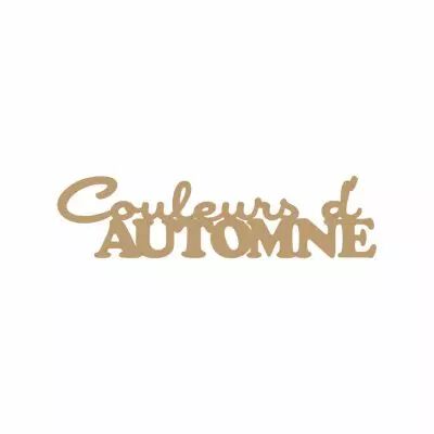 MOT MDF 3 MM COULEURS D\'AUTOMNE