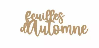 MOT MDF 3 MM FEUILLES D AUTOMNE