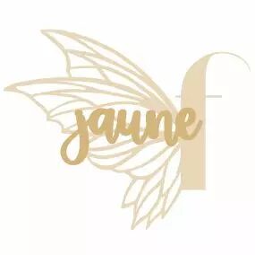 MOT MDF 3 MM JAUNE