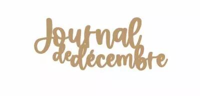 MOT MDF 3 MM JOURNAL DE DECEMBRE