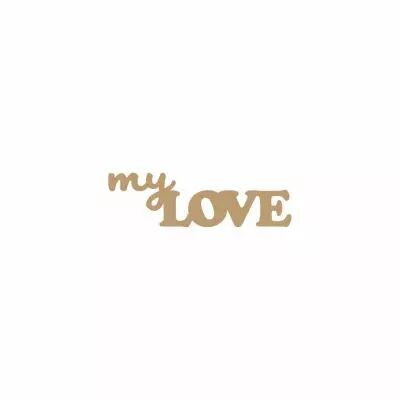 MOT MDF 3 MM MY LOVE