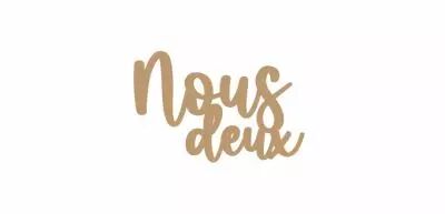 MOT MDF 3 MM NOUS DEUX
