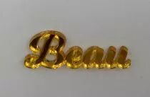 MOT PLEXI 3 MM BEAU COULEUR AU CHOIX