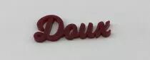 MOT PLEXI 3 MM DOUX COULEUR AU CHOIX