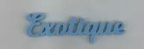 MOT PLEXI 3 MM EXOTIQUE COULEUR AU CHOIX