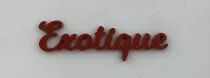 MOT PLEXI 3 MM EXOTIQUE COULEUR AU CHOIX