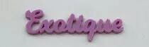 MOT PLEXI 3 MM EXOTIQUE COULEUR AU CHOIX