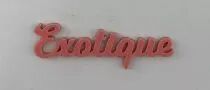 MOT PLEXI 3 MM EXOTIQUE COULEUR AU CHOIX